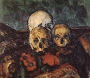 Paul Cezanne, carpet three skull